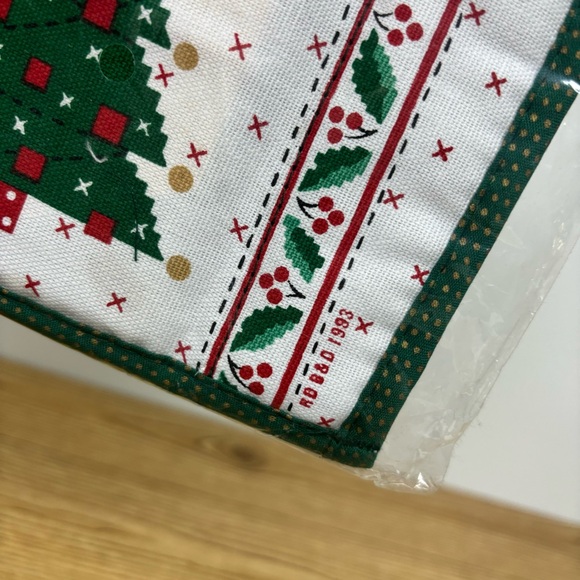 1993 Cambridge Holiday Christmas Tree Recipe Card Pot Holder - Picture 5 of 8